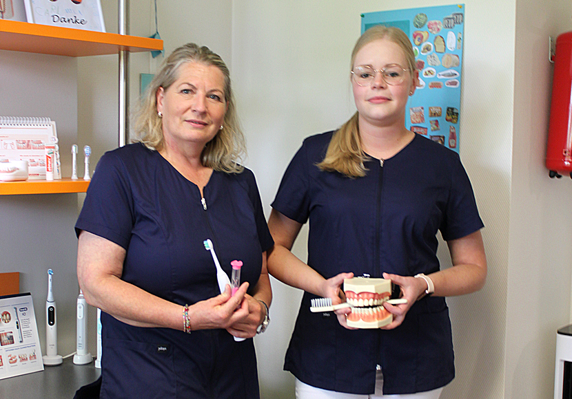 Petra Vormweg und Lorena Schröder
